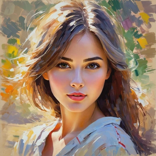 vietnamese woman,girl portrait,romantic portrait,young woman,woman portrait,mystical portrait of a girl,oil painting,fantasy portrait,face portrait,portrait of a girl,photo painting,art painting,artist portrait,asian woman,portrait background,artistic portrait,painting,italian painter,girl in the garden,woman face,Conceptual Art,Oil color,Oil Color 10