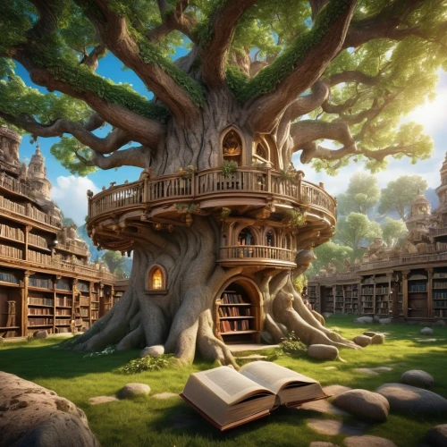 tree house,tree house hotel,treehouse,oak,fantasy picture,crooked house,3d fantasy,cartoon video game background,magic tree,oak tree,hobbiton,fairy house,fantasy landscape,children's background,celtic tree,druid grove,house in the forest,fantasy art,dragon tree,rapunzel,Photography,General,Realistic