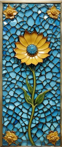 ceramic tile,mosaic glass,art nouveau frame,glass painting,water lily plate,mosaic tea light,floral and bird frame,sunflowers in vase,mosaic tealight,decorative frame,floral frame,flower frame,sunflower paper,flower art,floral silhouette frame,mosaics,flower painting,spanish tile,decorative art,almond tiles,Photography,General,Realistic