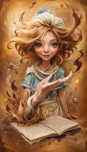 little girl reading,mystical portrait of a girl,child with a book,little girl in wind,magic book,girl studying,fairy tale character,fantasy portrait,bookworm,fantasy art,writing-book,author,divination,girl drawing,cinnamon girl,children's fairy tale,child's diary,little girl twirling,girl with bread-and-butter,fantasy picture,Common,Common,Fashion