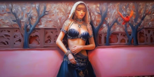 pregnant woman icon,pregnant woman,oil painting,photo painting,oil painting on canvas,fantasy art,maternity,art painting,decorative figure,indian art,fantasy picture,world digital painting,girl in a long dress,the prophet mary,majorelle blue,secret garden of venus,orientalism,pregnant girl,mary 1,pregnant statue,Illustration,Paper based,Paper Based 04