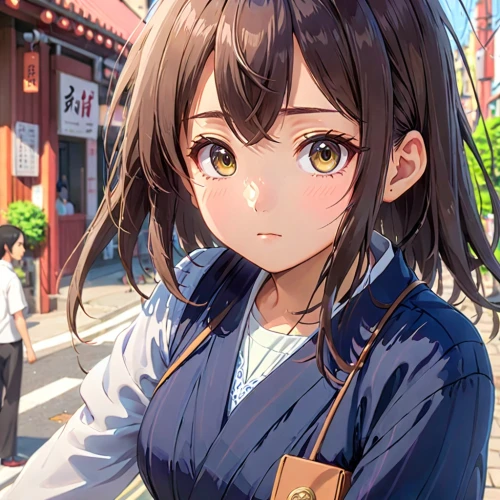 miku maekawa,koto,euphonium,asakusa,honmei choco,honolulu,mikuru asahina,erika,maya,nico,aomoriya,cocoa,azusa nakano k-on,gomashio,worried girl,unknown,kantai,izakaya,kantai collection sailor,piko,Anime,Anime,Realistic