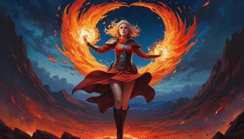 fire angel,fire siren,flame spirit,fire dancer,fire-eater,pillar of fire,fiery,firedancer,dancing flames,flame of fire,fire pearl,fire eater,fire dance,fire artist,fire lily,fire background,fire devil,fire heart,sorceress,phoenix,Illustration,Realistic Fantasy,Realistic Fantasy 07