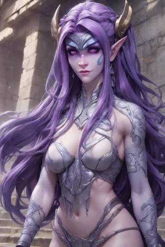 medusa,medusa gorgon,dark elf,malva,widowmaker,violet head elf,purple skin,venera,fantasy woman,elza,twitch icon,goddess of justice,dragon li,mezzelune,sculpt,cybele,gara,gorgon,mara,female warrior,Photography,Cinematic