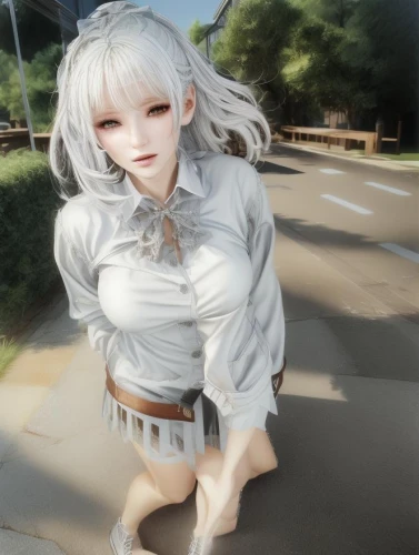 piko,whitey,fuki,walk,white clothing,meteora,pale,b3d,bonjour bongu,painter doll,kotobukiya,png transparent,uruburu,female doll,poi,ren,gray color,ghost girl,erika,3d figure