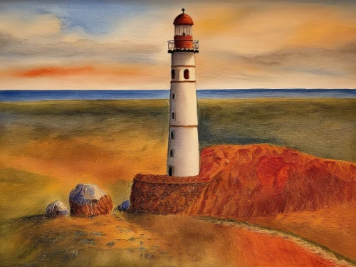 rubjerg knude lighthouse,lighthouse,light house,red lighthouse,petit minou lighthouse,electric lighthouse,point lighthouse torch,crisp point lighthouse,light station,rubjerg knude,khokhloma painting,coastal landscape,daymark,murano lighthouse,landscape with sea,oil on canvas,il giglio,sea landscape,church painting,oil painting,Illustration,Paper based,Paper Based 24