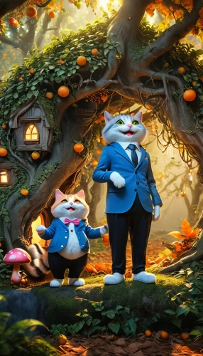 cartoon forest,autumn walk,autumn background,scandia gnomes,fall animals,halloween wallpaper,autumn theme,halloween background,halloween scene,woodland animals,alice in wonderland,in the fall,children's background,gnomes,forest walk,fairytale characters,autumn forest,in the autumn,oktoberfest cats,in the forest,Photography,General,Realistic