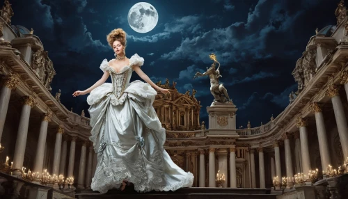 queen of the night,lady of the night,lady justice,neoclassical,justitia,athena,fantasy picture,neoclassic,goddess of justice,priestess,the carnival of venice,venetia,cybele,photomanipulation,image manipulation,pantheon,dead bride,classical antiquity,white lady,photo manipulation,Art,Classical Oil Painting,Classical Oil Painting 01