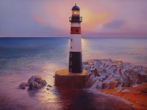 electric lighthouse,lighthouse,light house,petit minou lighthouse,point lighthouse torch,rubjerg knude lighthouse,red lighthouse,crisp point lighthouse,light station,salt lamp,murano lighthouse,hatteras,oil painting on canvas,oil painting,guiding light,chalk stack,art painting,battery point lighthouse,oil on canvas,daymark,Illustration,Paper based,Paper Based 04