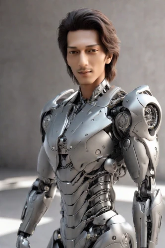 vax figure,steel man,humanoid,ai,rc model,cybernetics,cyborg,3d figure,military robot,minibot,tekwan,artificial intelligence,articulated manikin,chat bot,actionfigure,cgi,bot,male character,3d man,game figure,Photography,Realistic