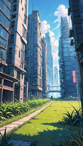 futuristic landscape,cityscape,fantasy city,apartment blocks,apartment block,urban landscape,city blocks,virtual landscape,apartment-blocks,environment,industrial landscape,futuristic architecture,block of grass,scifi,artificial island,sky apartment,tokyo city,suburb,urban design,urban development,Anime,Anime,Realistic