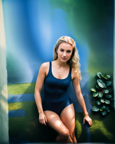 blue hawaii,magnolieacease,retro woman,the blonde in the river,image editing,pin-up model,vintage background,art deco background,digital compositing,photo session in the aquatic studio,blue background,portrait background,background ivy,green and blue,retro background,retro women,photo shoot with edit,image manipulation,photo art,eva saint marie-hollywood,Conceptual Art,Daily,Daily 19