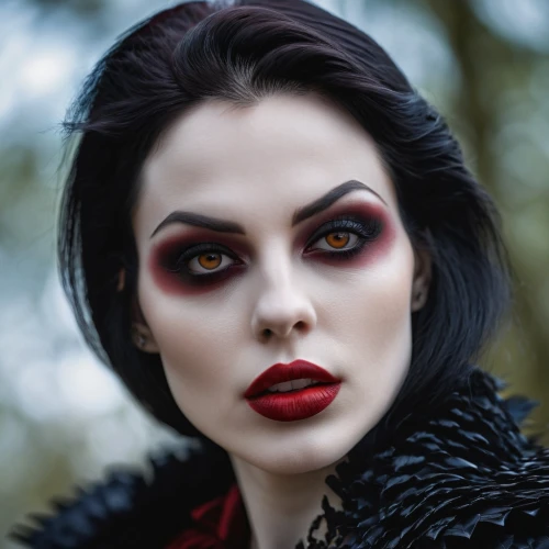 vampire woman,vampire lady,gothic woman,vampire,vampira,gothic portrait,gothic fashion,dark gothic mood,goth woman,dracula,dark red,psychic vampire,queen of hearts,cruella de ville,gothic style,vampires,evil woman,cruella,gothic,fire red eyes,Photography,General,Realistic