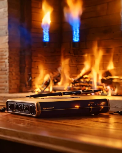 yule log,log fire,home theater system,hot plate,fire place,the speaker grill,set-top box,digital video recorder,gas stove,hifi extreme,retro turntable,servers,digital bi-amp powered loudspeaker,fireside,lp-560,audio power amplifier,steam machines,cable programming in the northwest part,hi-fi,temperature controller