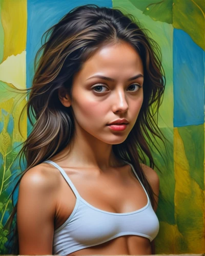 oil painting on canvas,oil painting,girl portrait,girl with cloth,oil on canvas,art painting,painting technique,photo painting,oil paint,girl in cloth,digital painting,young woman,portrait of a girl,girl in t-shirt,world digital painting,girl sitting,mystical portrait of a girl,girl drawing,colored pencil background,italian painter,Conceptual Art,Daily,Daily 19
