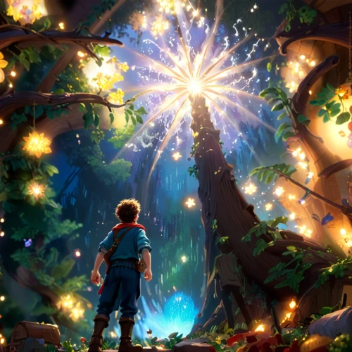 garland of lights,wondertree,fairy lights,magical adventure,christmas wallpaper,the holiday of lights,wishes,christmas background,magic tree,tree lights,advent star,fairy world,christmasstars,christmas banner,the girl next to the tree,magical,christmas light,christmas landscape,christmasbackground,fireflies,Anime,Anime,Cartoon