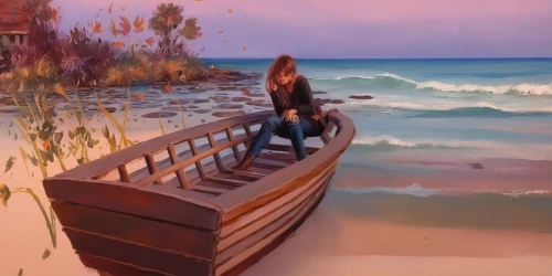 girl on the boat,wooden boat,shipwreck,girl on the dune,picnic boat,beach background,shipwreck beach,boat on sea,wooden pier,mermaid background,on the shore,by the sea,boat landscape,girl on the river,sea-shore,wood and beach,sea beach-marigold,bench by the sea,sea breeze,beach landscape,Illustration,Paper based,Paper Based 04