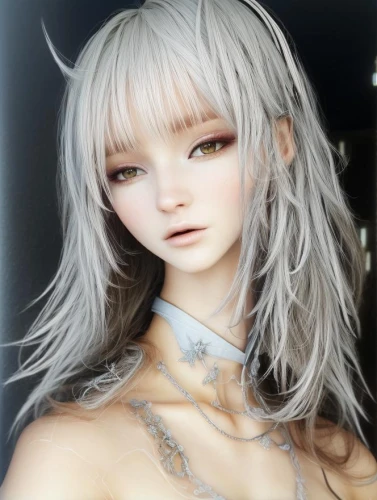 realdoll,artist doll,fashion doll,female doll,doll's facial features,designer dolls,fashion dolls,gray color,painter doll,model doll,pale,piko,doll figure,gray,silvery,girl doll,like doll,porcelain doll,dress doll,clay doll