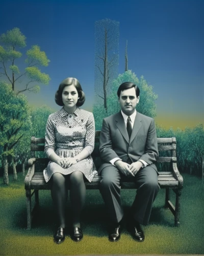 vintage man and woman,grandparents,two people,borage family,young couple,man and woman,man and wife,american gothic,as a couple,cd cover,grant wood,mother and father,anniversary 50 years,vintage boy and girl,burgos-rosa de lima,image manipulation,old couple,photomontage,mother and grandparents,mulberry family,Conceptual Art,Daily,Daily 19