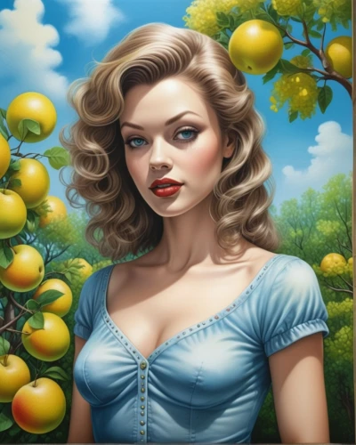 woman eating apple,lemon tree,apple trees,apple harvest,cart of apples,girl picking apples,apple icon,apple tree,fruit trees,green apples,lemon background,golden delicious,marylyn monroe - female,picking apple,fruit tree,peach tree,oranges,bergamot,oil painting on canvas,golden apple,Conceptual Art,Daily,Daily 19