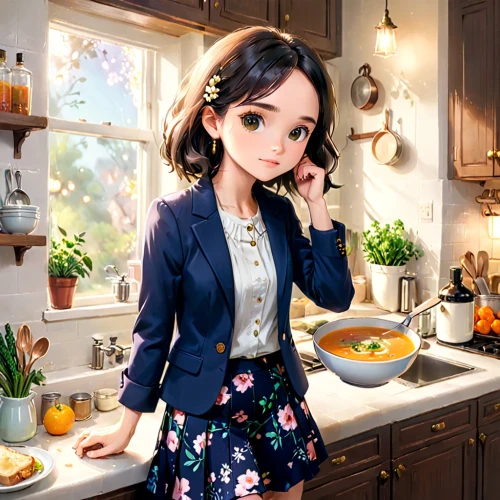 doll kitchen,girl in the kitchen,doll paola reina,female doll,star kitchen,dollfie,girl with bread-and-butter,fashion doll,model doll,dress doll,doll dress,fashionable girl,artist doll,waitress,girl in flowers,cooking book cover,autumn theme,beautiful girl with flowers,fashion dolls,eleven,Anime,Anime,Cartoon