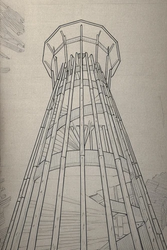 observation tower,silo,ski jump,rotary elevator,fire tower,aiguille du midi,stalin skyscraper,electric tower,cellular tower,steel tower,transmitter,skyscraper,stalinist skyscraper,radio tower,tower fall,sky space concept,elevators,antenna tower,the skyscraper,lookout tower,Design Sketch,Design Sketch,Blueprint