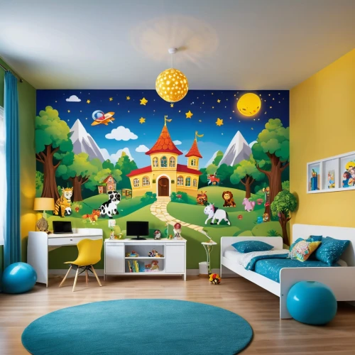 kids room,children's room,children's bedroom,children's interior,nursery decoration,boy's room picture,baby room,wall sticker,wall decoration,children's background,great room,nursery,the little girl's room,interior decoration,playing room,wall painting,sleeping room,wall decor,wall paint,color wall,Photography,General,Realistic