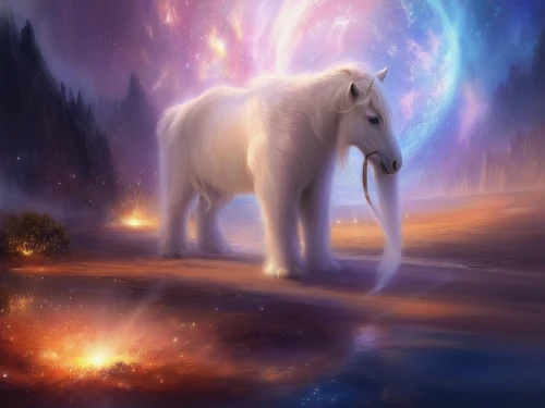 unicorn background,unicorn art,a white horse,unicorn,albino horse,constellation unicorn,white horse,polar aurora,fantasy picture,aurora polar,constellation centaur,fantasy art,northen light,unicorn and rainbow,dream horse,the zodiac sign taurus,white shepherd,northen lights,uintatherium,horoscope taurus,Illustration,Realistic Fantasy,Realistic Fantasy 01