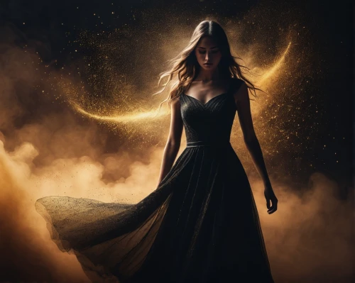 queen of the night,sorceress,lady of the night,celtic woman,eclipse,the enchantress,the night of kupala,fantasy picture,fantasy portrait,mystical portrait of a girl,celestial body,light of night,moon phase,rosa ' amber cover,fantasy woman,sun moon,lunar eclipse,celebration of witches,the witch,girl in a long dress,Conceptual Art,Fantasy,Fantasy 32