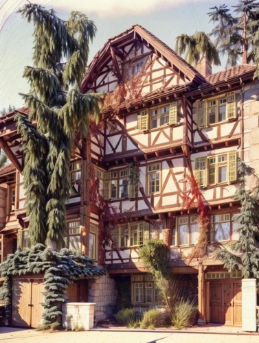 vail,timber framed building,wooden facade,wild west hotel,bendemeer estates,chalet,sinaia,timber house,north american fraternity and sorority housing,ludwig erhard haus,düsseldorferhütte,lodge,half-timbered,ski resort,hacienda,half-timbered house,country hotel,traditional building,rosewood,alphütte
