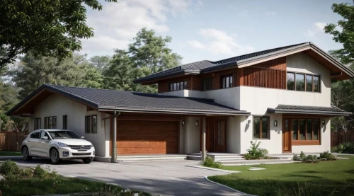 3d rendering,folding roof,smart home,modern house,floorplan home,suburban,eco-construction,smart house,render,residential house,canada cad,house purchase,core renovation,house drawing,scandinavian style,exterior decoration,chalet,modern style,saviem s53m,mid century house