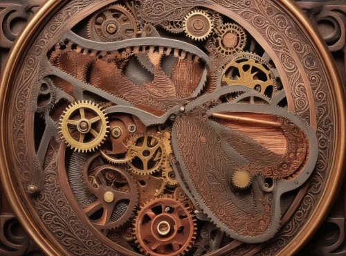 steampunk gears,clockmaker,watchmaker,ornate pocket watch,clockwork,grandfather clock,longcase clock,mechanical watch,steampunk,pocket watch,old clock,vintage pocket watch,wall clock,time spiral,clock face,time pointing,pocket watches,cuckoo clock,mechanical puzzle,embossed rosewood,Illustration,Realistic Fantasy,Realistic Fantasy 13