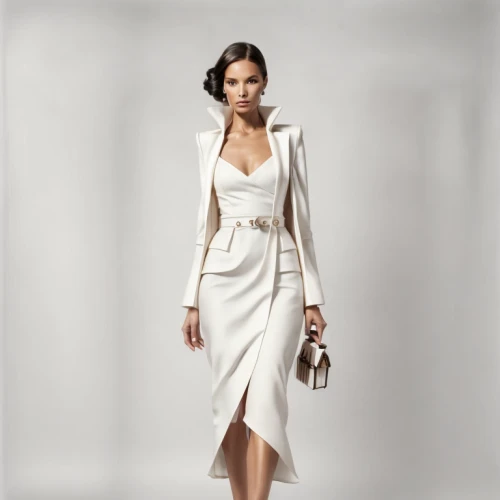 sheath dress,white winter dress,bridal clothing,white coat,bridal party dress,white silk,women fashion,wedding dresses,art deco woman,overcoat,evening dress,robe,wedding gown,women's clothing,menswear for women,fashion design,imperial coat,women clothes,wedding dress,dress form