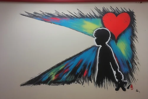 painted hearts,colorful heart,winged heart,chalk drawing,wall art,graffiti art,heart background,heart in hand,heart line art,human heart,flying heart,grafitti,traffic light with heart,the heart of,child art,1 heart,wall paint,silhouette art,heart traffic light,aboriginal painting,Conceptual Art,Graffiti Art,Graffiti Art 01