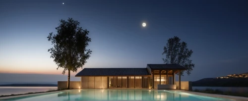 pool house,house by the water,dunes house,floating huts,modern house,holiday villa,summer house,infinity swimming pool,beach house,luxury property,house with lake,modern architecture,beautiful home,cubic house,roof top pool,beachhouse,luxury home,roof landscape,private house,house in the mountains