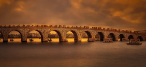 pont du gard,chmarossky viaduct,sant'angelo bridge,arch bridge,aqueduct,dragon bridge,golden bridge,danube bridge,railroad bridge,railway bridge,pont d'avignon,old bridge,viaduct,hangman's bridge,hohenzollern bridge,bridge arch,tied-arch bridge,angel bridge,tiber bridge,bridge new europe,Illustration,Realistic Fantasy,Realistic Fantasy 13