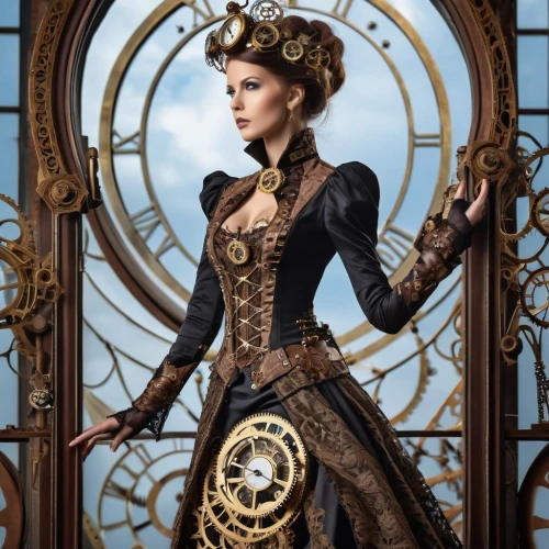 steampunk,celtic queen,victorian lady,victorian fashion,victorian style,steampunk gears,the victorian era,queen anne,gothic fashion,clockmaker,venetia,ornate pocket watch,elizabeth i,regal,gothic portrait,victorian,imperial coat,queen cage,black pearl,miss circassian,Photography,General,Realistic