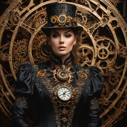 steampunk,steampunk gears,clockmaker,clockwork,ornate pocket watch,grandfather clock,watchmaker,ladies pocket watch,victorian style,victorian lady,victorian fashion,pocket watch,gothic fashion,the victorian era,cogs,clock face,gothic portrait,longcase clock,time spiral,the carnival of venice,Photography,General,Fantasy