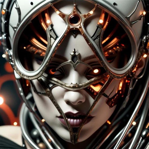 biomechanical,cyborg,cybernetics,humanoid,head woman,scifi,robotic,cyber,chrome steel,streampunk,valerian,robot eye,sci fi,artificial intelligence,chrome,cyberpunk,ai,bjork,alien warrior,robot
