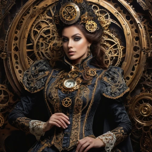 abaya,steampunk,miss circassian,imperial coat,steampunk gears,persian,baroque,iranian,ornate,victorian lady,gold jewelry,filigree,gold lacquer,orientalism,damask,women fashion,versace,haute couture,victorian style,gold ornaments,Photography,General,Fantasy