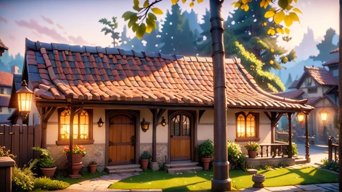 traditional house,knight village,wooden houses,miniature house,wooden house,medieval street,beautiful home,victorian house,medieval town,victorian,3d render,little house,render,fairy tale castle,summer cottage,alpine village,country cottage,house roofs,small house,3d rendered,Anime,Anime,Cartoon