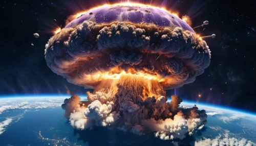 nuclear explosion,atomic bomb,nuclear bomb,doomsday,hydrogen bomb,nuclear war,nuclear weapons,calbuco volcano,mushroom cloud,explosion destroy,armageddon,end of the world,the end of the world,explosion,detonation,atomic age,explode,exploding,burning earth,exploding head,Photography,General,Realistic