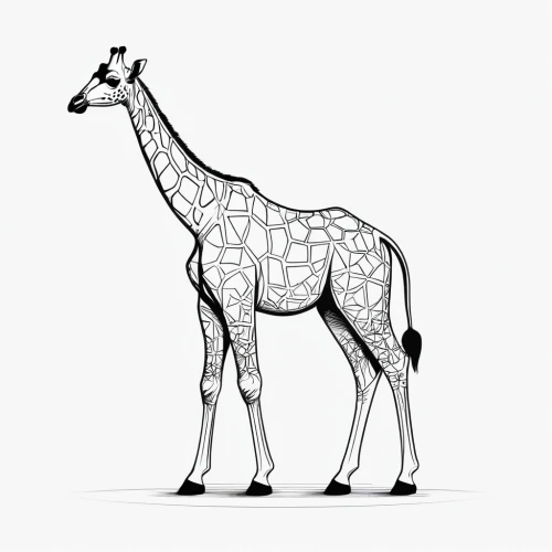 giraffe,giraffidae,camelid,line art animals,llama,guanaco,longneck,line art animal,giraffes,straw animal,dromedary,bazlama,two giraffes,long neck,camel,geometrical animal,llamas,two-humped camel,shadow camel,hump,Illustration,Black and White,Black and White 04