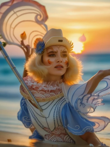 fantasy picture,womans seaside hat,girl on the dune,fantasy woman,fantasy art,the wind from the sea,fantasy portrait,little girl in wind,3d fantasy,beach background,majorette (dancer),the sea maid,faerie,high sun hat,hula,gypsy soul,faery,yellow sun hat,the hat of the woman,fantasy girl,Photography,Artistic Photography,Artistic Photography 01