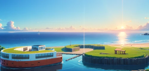 floating islands,floating huts,artificial islands,artificial island,floating island,island suspended,an island far away landscape,islands,cube sea,backgrounds,cube background,cartoon video game background,development concept,summer background,panoramical,delight island,seaside resort,ms island escape,safe island,the island,Anime,Anime,Realistic