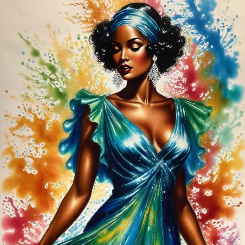 color pencils,colored pencils,colour pencils,fabric painting,african american woman,watercolor pin up,coloured pencils,african woman,colored crayon,color pencil,colourful pencils,fashion illustration,black woman,tiana,watercolor pencils,oil pastels,glass painting,art painting,chalk drawing,colored pencil,Illustration,Realistic Fantasy,Realistic Fantasy 21