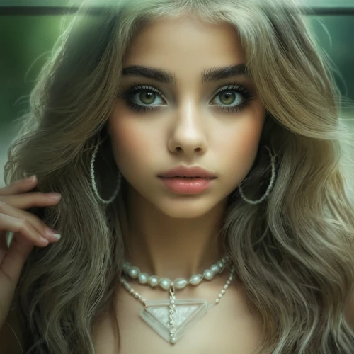 beautiful young woman,retouching,girl portrait,romantic portrait,mystical portrait of a girl,young woman,pretty young woman,romantic look,fantasy portrait,portrait background,necklace,retouch,digital painting,islamic girl,beautiful woman,eurasian,female beauty,photoshop manipulation,jewelry,lycia,Photography,Documentary Photography,Documentary Photography 11