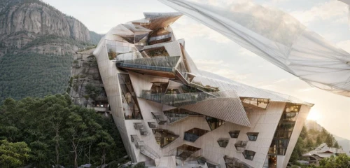 hanging houses,house in mountains,house in the mountains,tree house hotel,tigers nest,eco hotel,futuristic architecture,huashan,cubic house,sky apartment,cube stilt houses,hanging temple,luxury hotel,eco-construction,mountain settlement,jewelry（architecture）,mountain hut,syringe house,asian architecture,mountain huts,Architecture,General,Modern,None