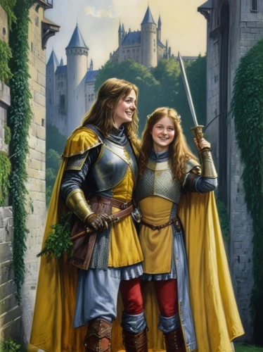 castleguard,heroic fantasy,knight village,middle ages,medieval,dwarf sundheim,bach knights castle,camelot,joan of arc,guards of the canyon,paladin,the middle ages,fantasy picture,dwarves,elves,fairytale characters,young couple,fantasy art,children's fairy tale,fantasy portrait