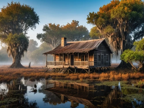 fisherman's house,house with lake,summer cottage,house by the water,lonely house,country cottage,small cabin,cottage,fisherman's hut,little house,stilt house,ancient house,boat house,old house,wooden house,small house,home landscape,danube delta,log cabin,the danube delta,Photography,General,Realistic